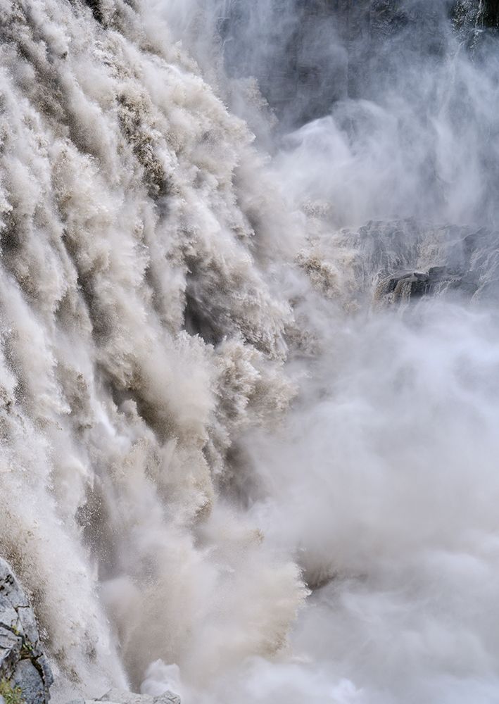 Waterfall Dettifoss in the Vatnajokull National Park-Jokulsargljufur- Iceland
